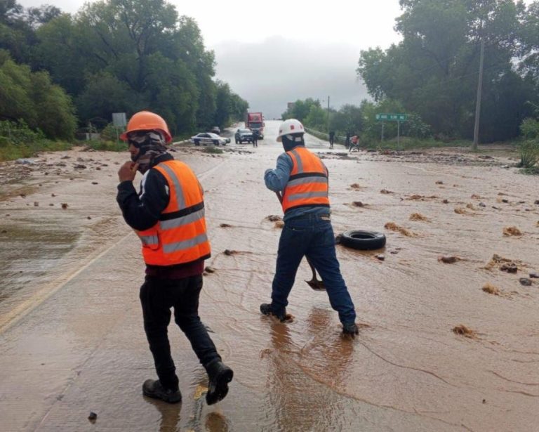 Incidentes reportados por las recientes lluvias en Sonora