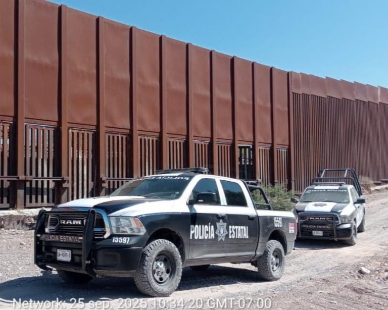 Gobierno de Sonora refuerza seguridad en la frontera con Arizona mediante operativo espejo